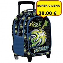 Ruksak školski s kotačićima First Winner